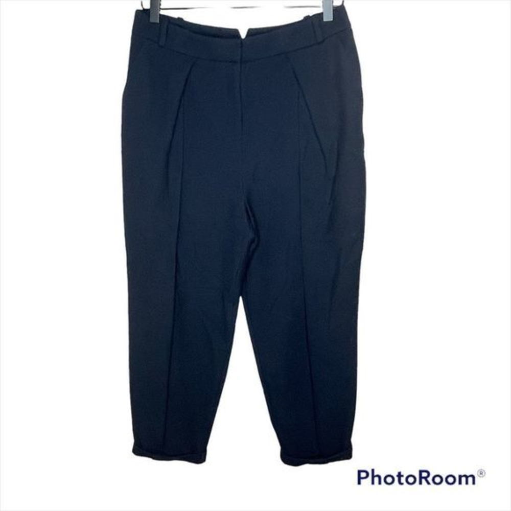 Topshop High Rise‎ Blue Balloon Cuffed Pants